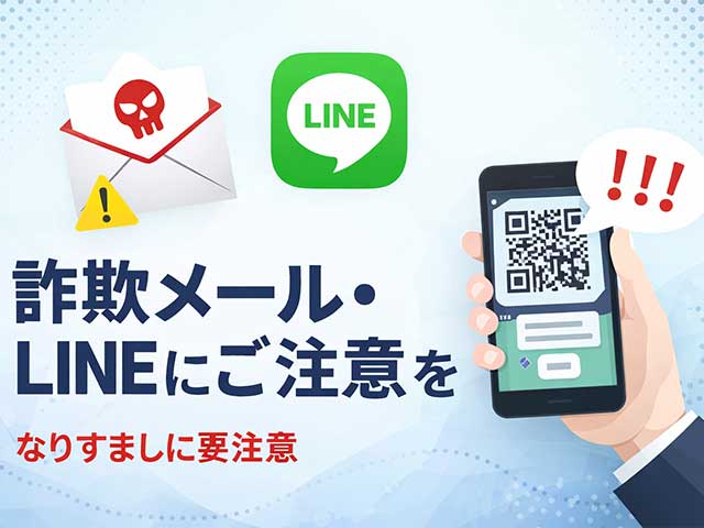 【ご注意ください】当社代表を名乗るなりすまし連絡について